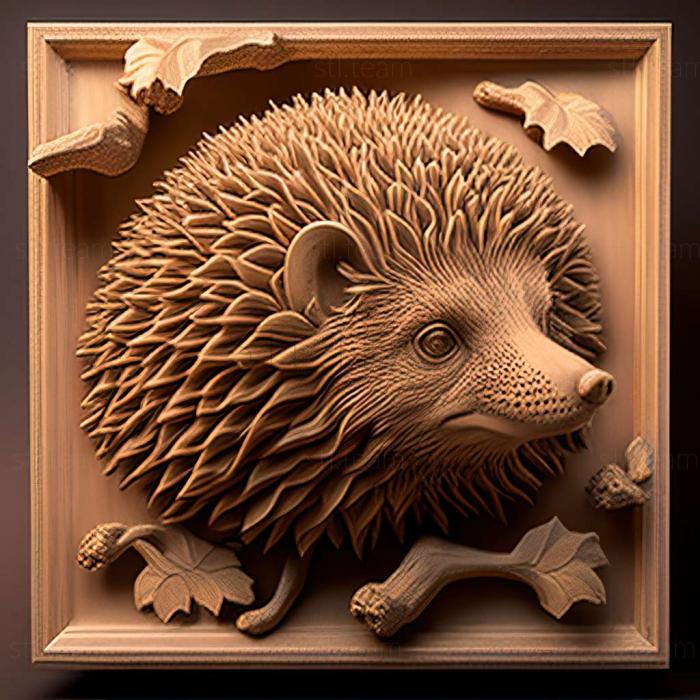 3D model hedgehog (STL)